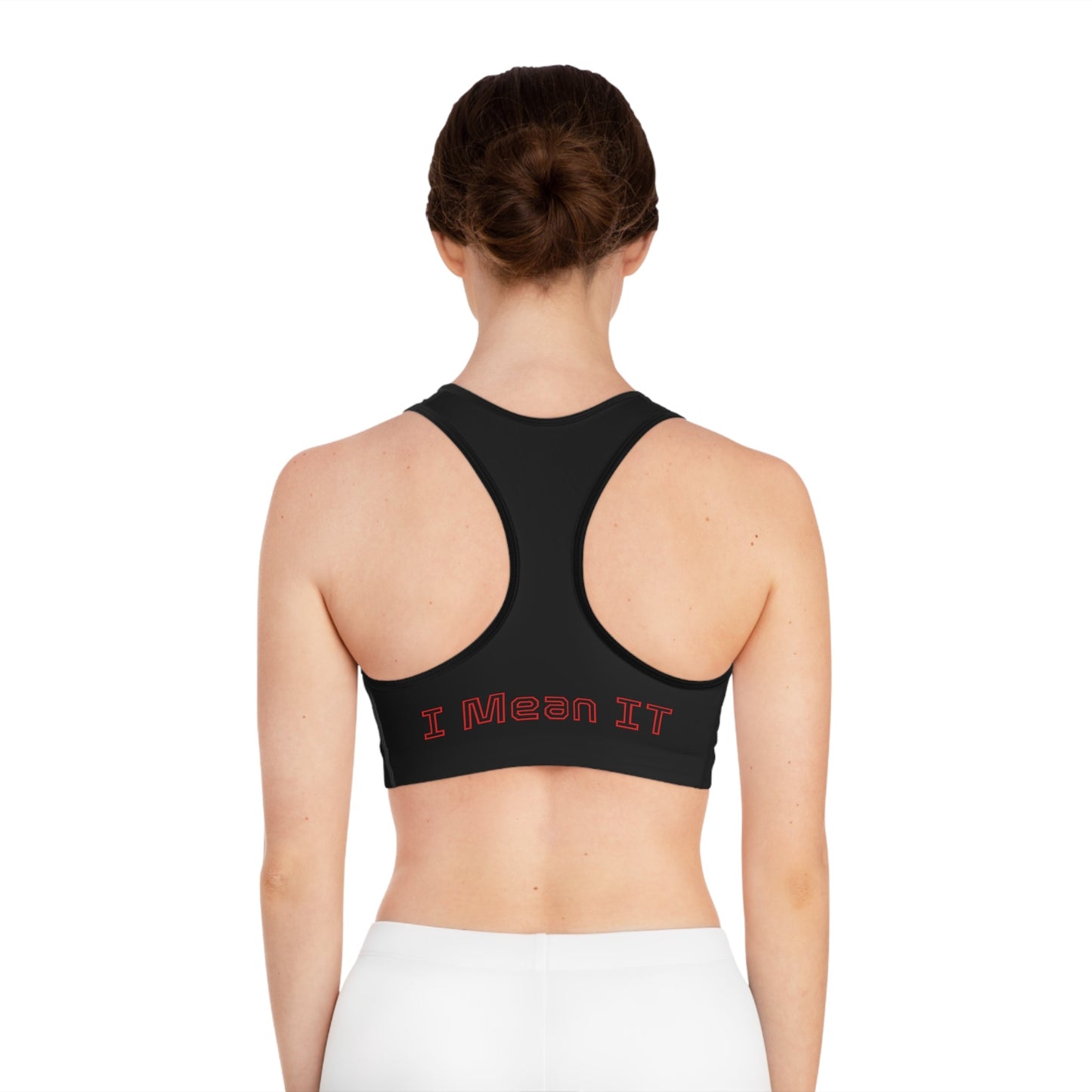 "Fuck Off - I Mean It" Statement Sports Bra - GothAlternativeLife