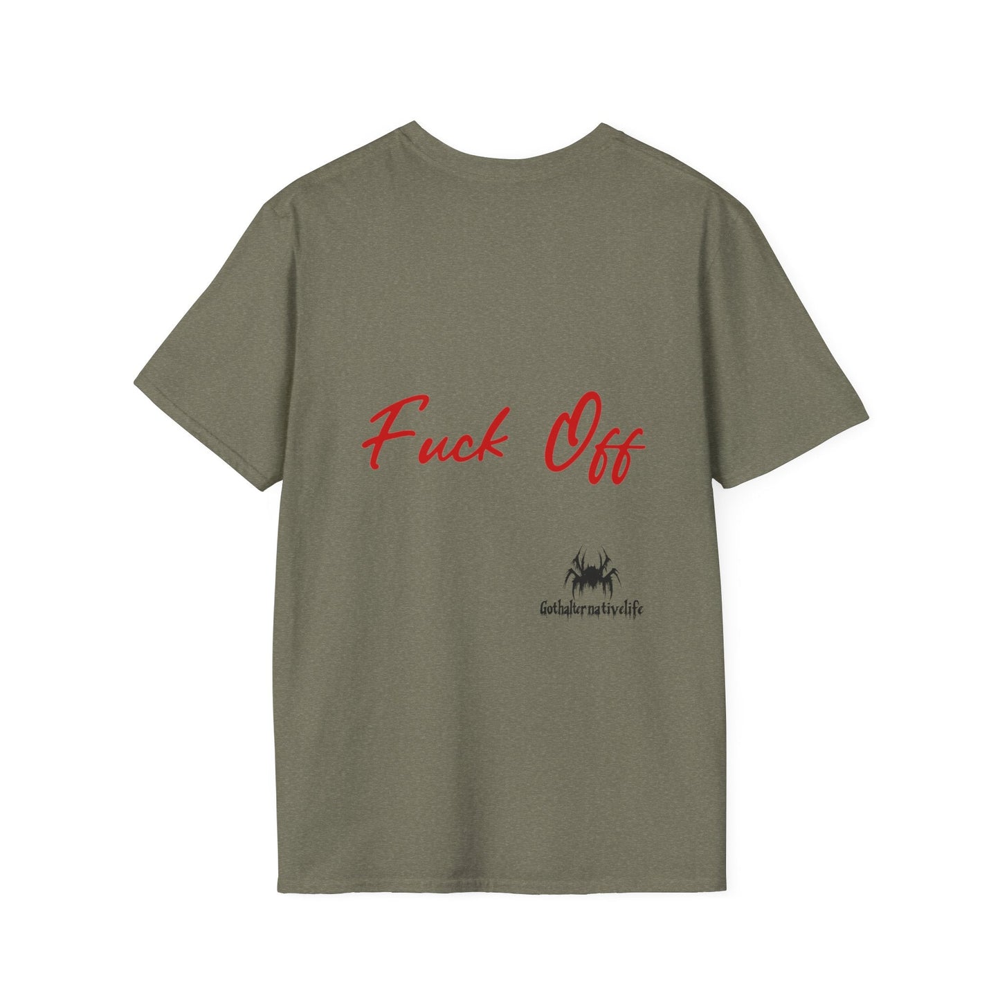 Funny Fuck Off Everyday Invisible Armour - Unisex Softstyle T-Shirt - GothAlternativeLife