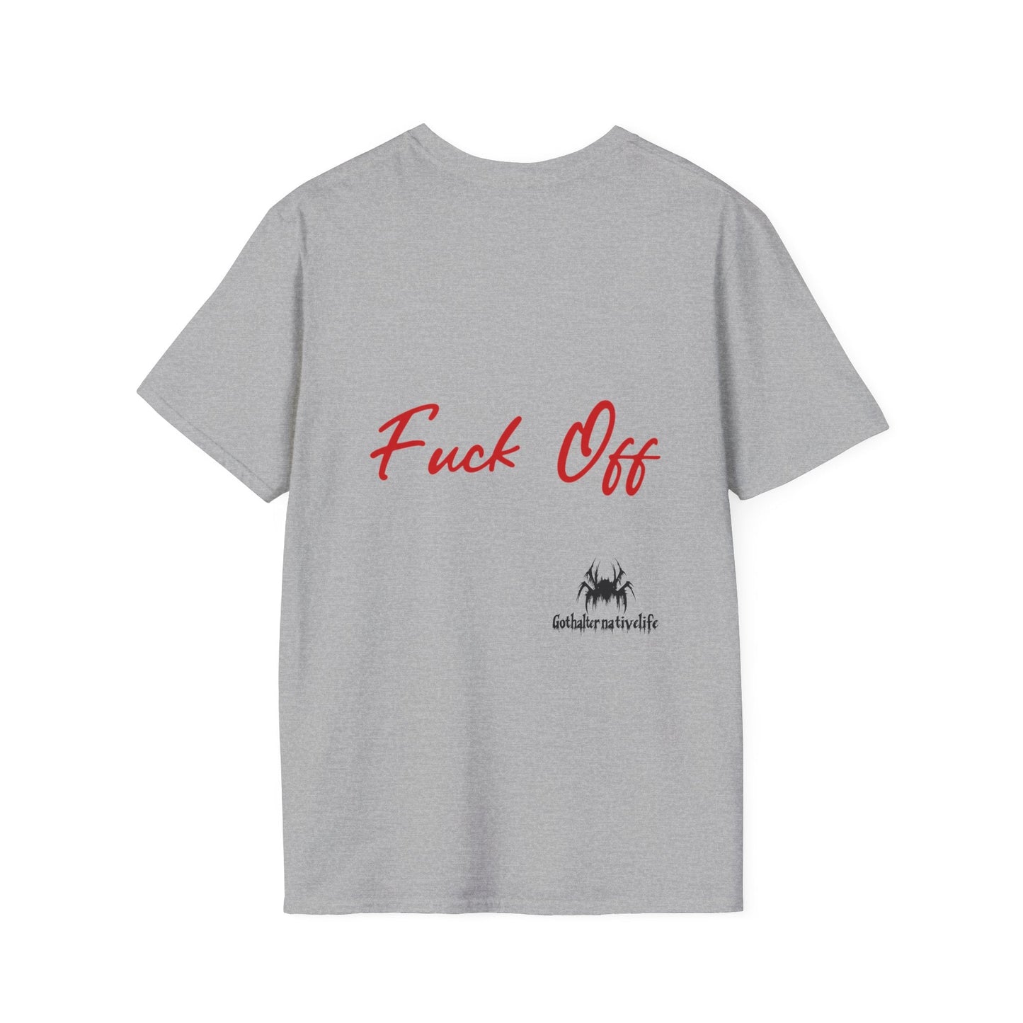 Funny Fuck Off Everyday Invisible Armour - Unisex Softstyle T-Shirt - GothAlternativeLife