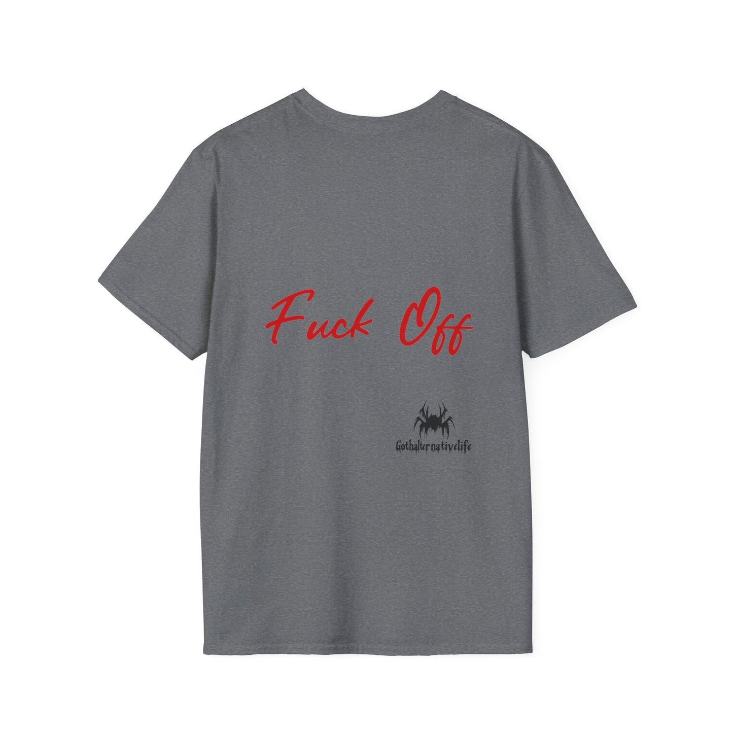 Funny Fuck Off Everyday Invisible Armour - Unisex Softstyle T-Shirt - GothAlternativeLife