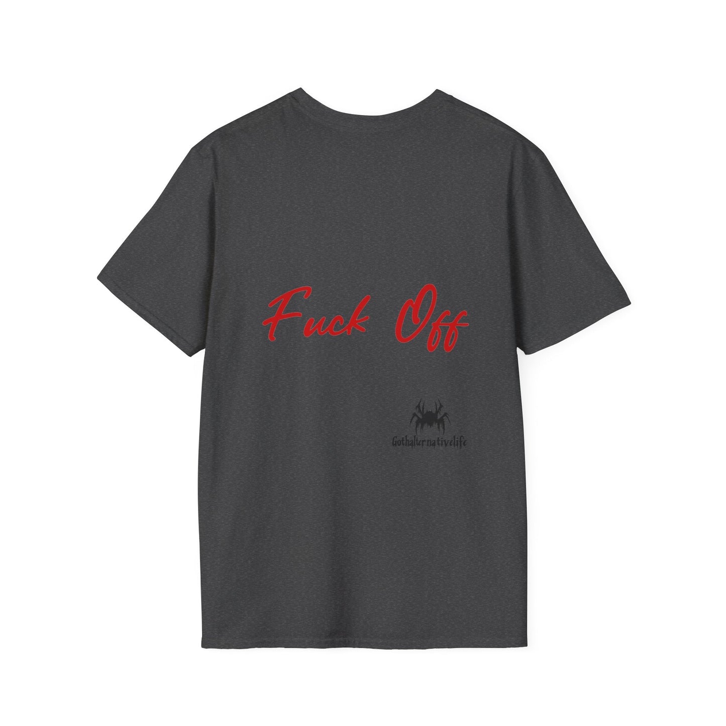 Funny Fuck Off Everyday Invisible Armour - Unisex Softstyle T-Shirt - GothAlternativeLife