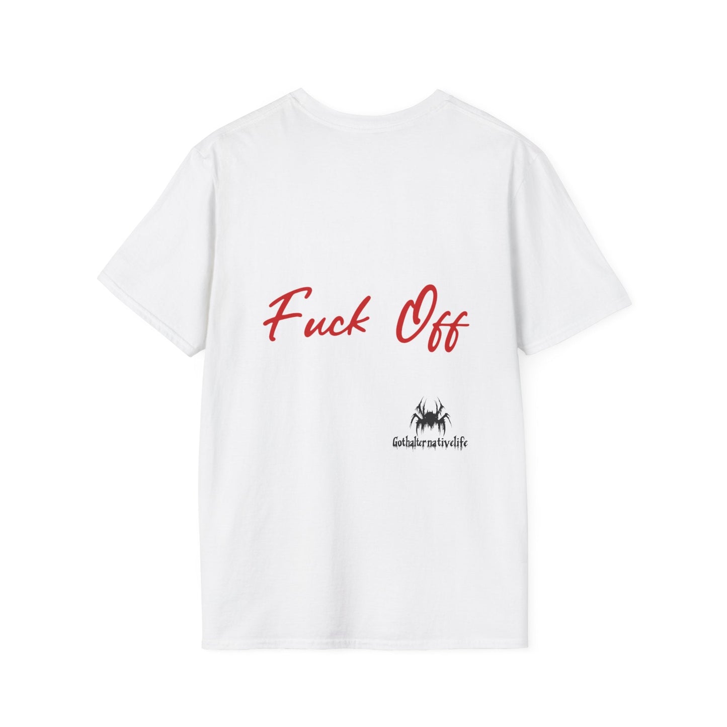 Funny Fuck Off Everyday Invisible Armour - Unisex Softstyle T-Shirt - GothAlternativeLife