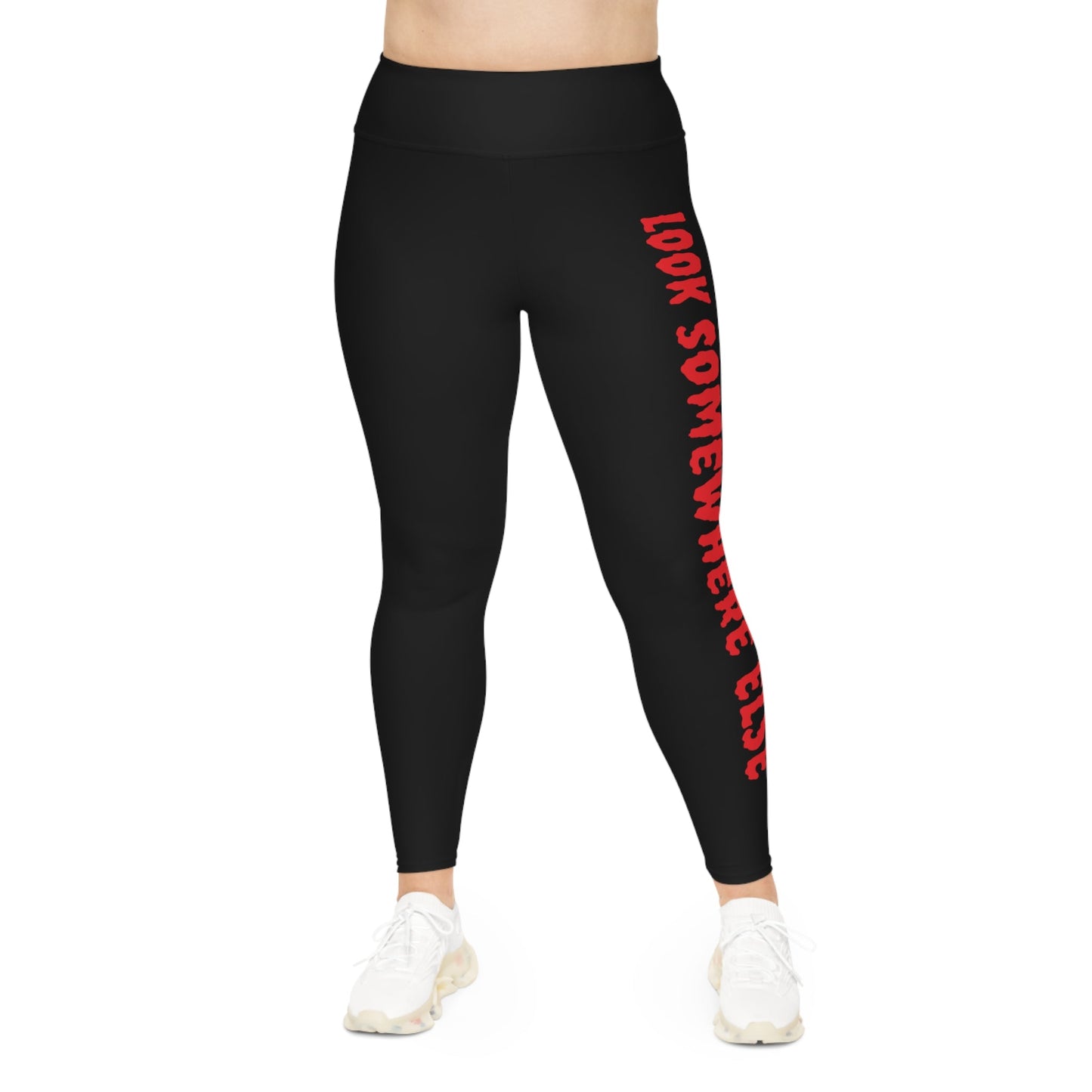 Yoga Leggings Attitude Plus Size - GothAlternativeLife