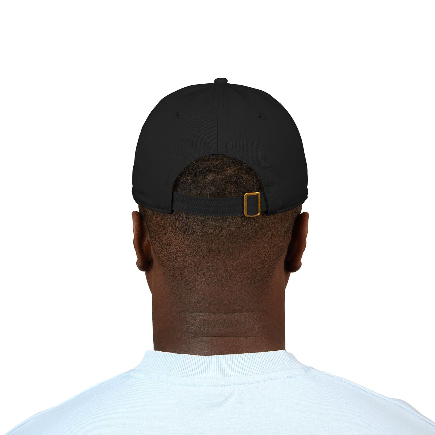 Embroidered Black Baseball Cap with GothAlternativeLife Logo USA Made - GothAlternativeLife