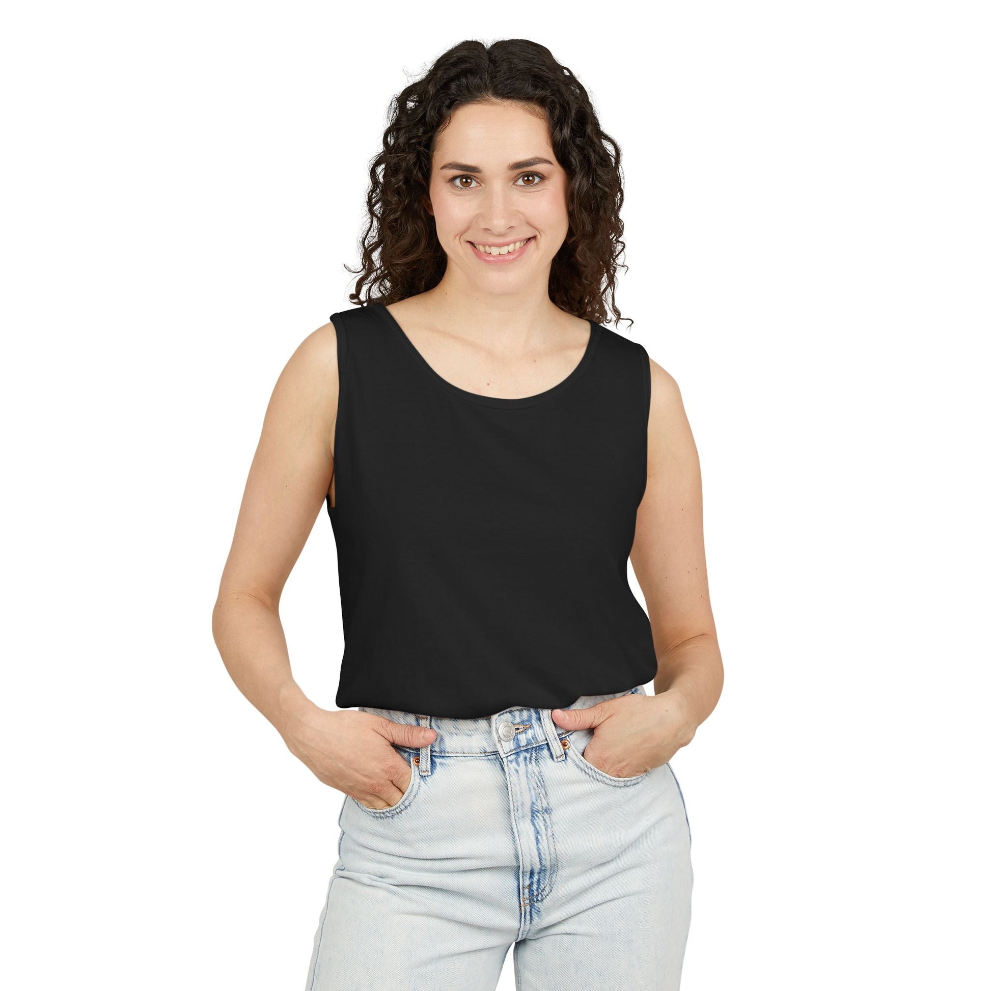 Fuck Off Garment Dyed Tank - Unisex Tank Top - GothAlternativeLife
