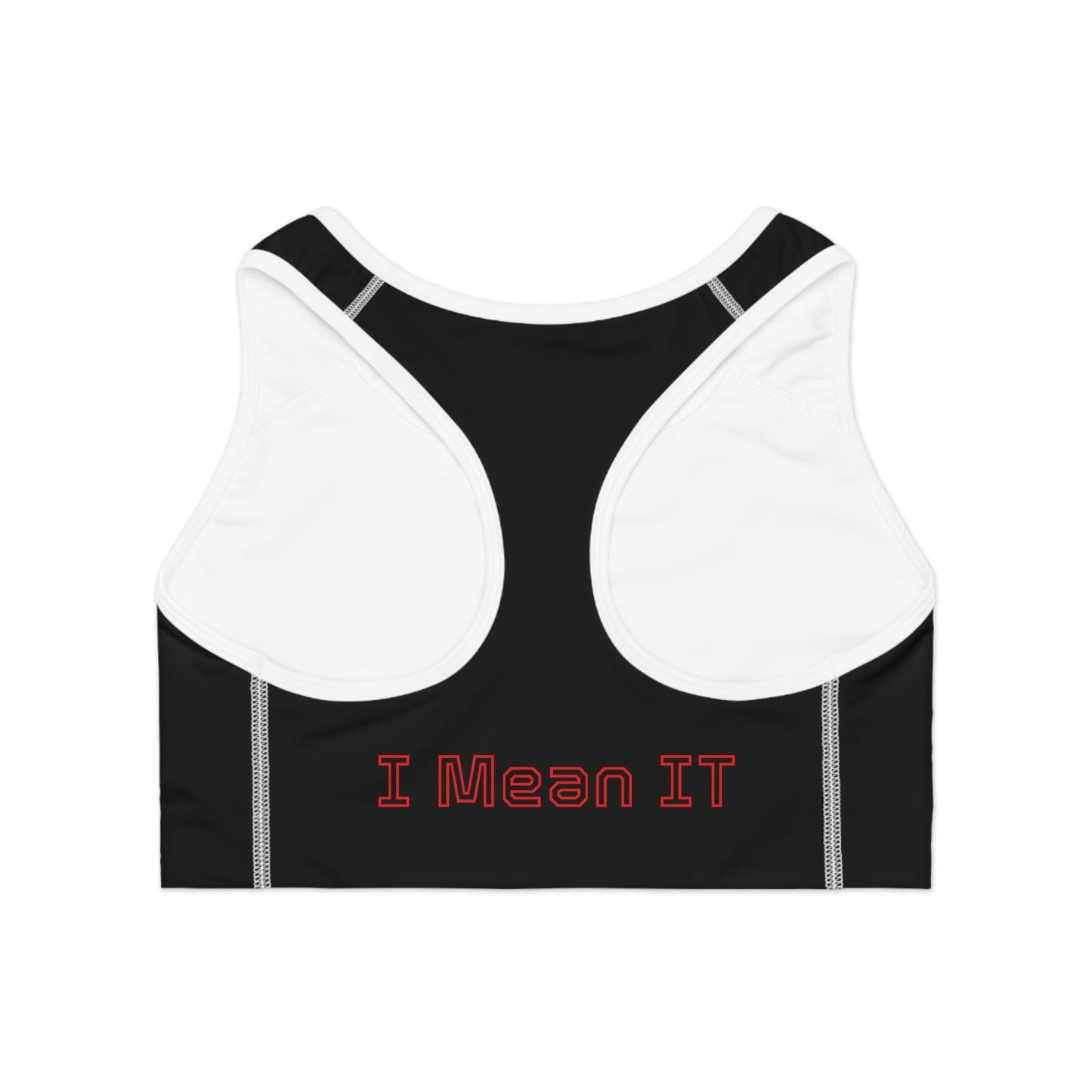 "Fuck Off - I Mean It" Statement Sports Bra - GothAlternativeLife