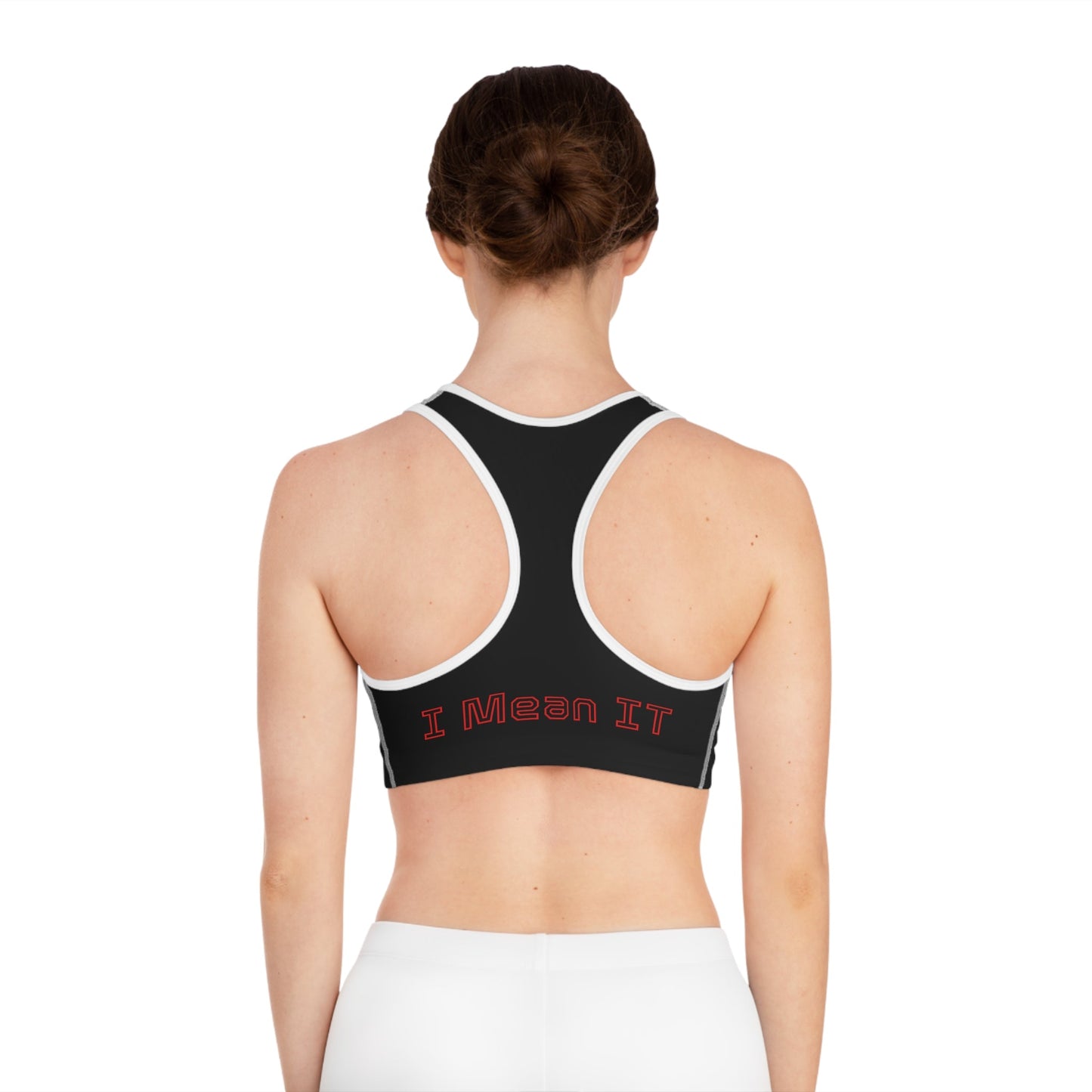"Fuck Off - I Mean It" Statement Sports Bra - GothAlternativeLife