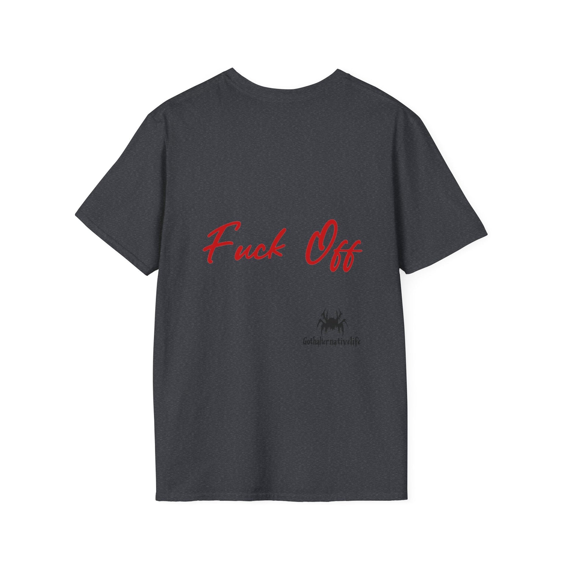 Funny Fuck Off Everyday Invisible Armour - Unisex Softstyle T-Shirt - GothAlternativeLife