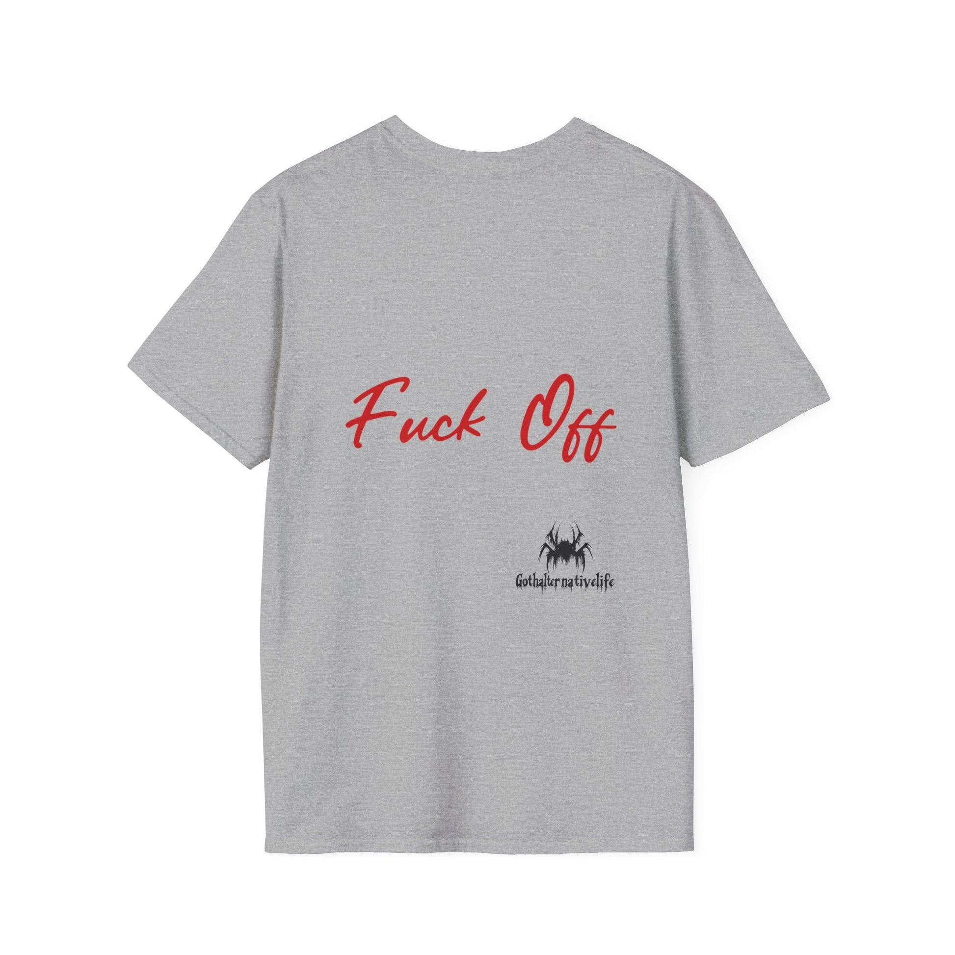Funny Fuck Off Everyday Invisible Armour - Unisex Softstyle T-Shirt - GothAlternativeLife