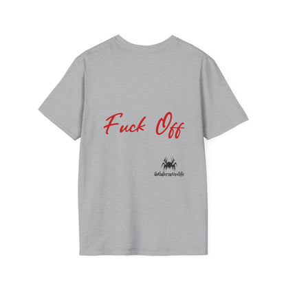 Funny Fuck Off Everyday Invisible Armour - Unisex Softstyle T-Shirt - GothAlternativeLife