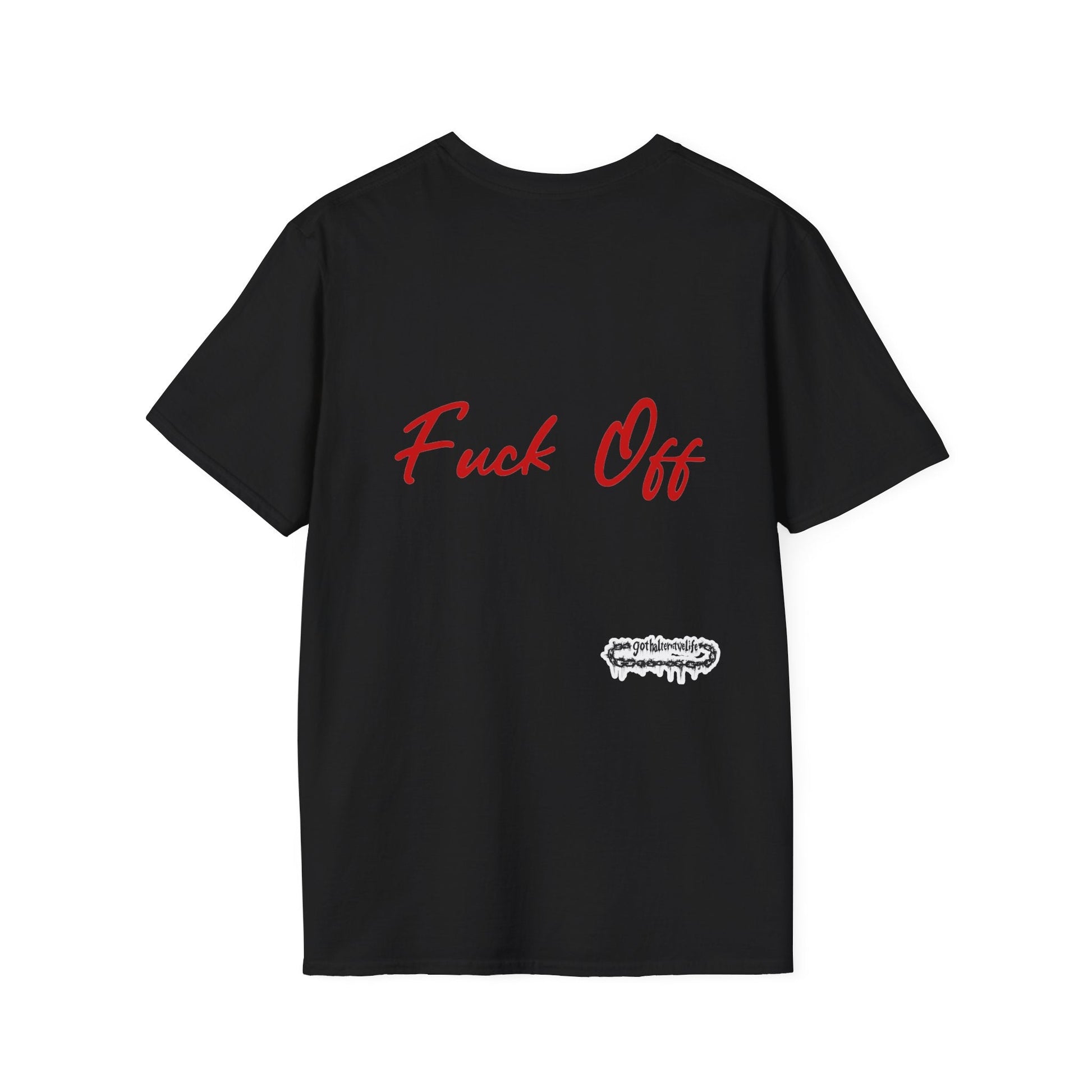 Funny Fuck Off Everyday Invisible Armour - Unisex Softstyle T-Shirt - GothAlternativeLife
