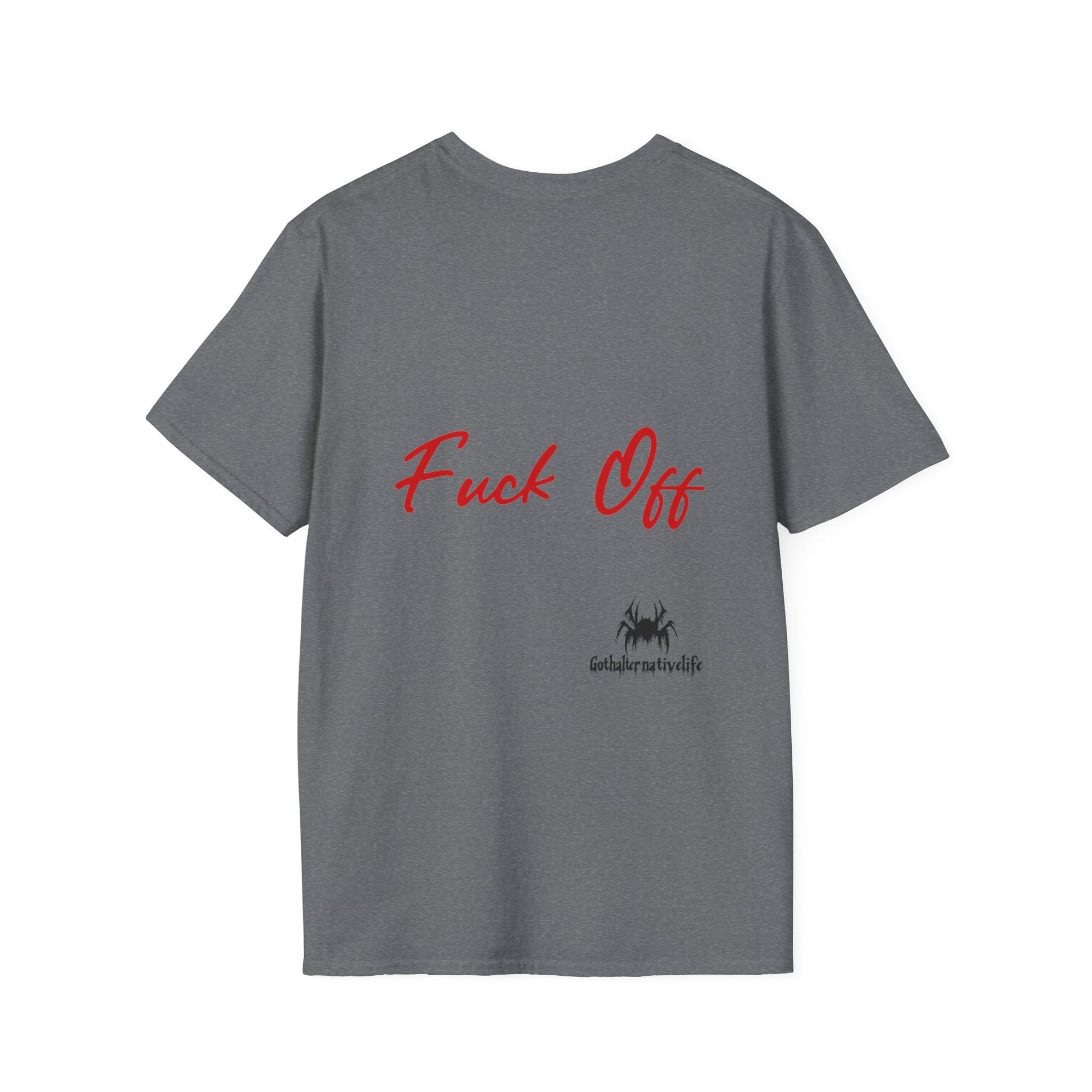 Funny Fuck Off Everyday Invisible Armour - Unisex Softstyle T-Shirt - GothAlternativeLife