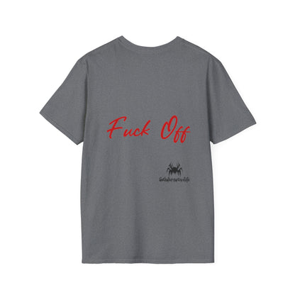 Funny Fuck Off Everyday Invisible Armour - Unisex Softstyle T-Shirt - GothAlternativeLife