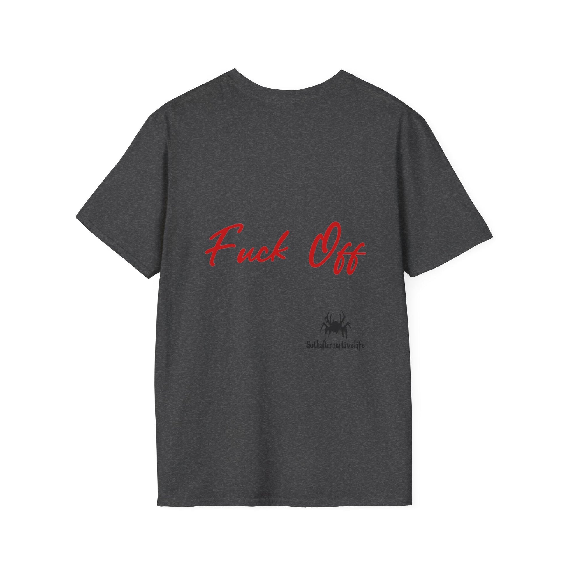Funny Fuck Off Everyday Invisible Armour - Unisex Softstyle T-Shirt - GothAlternativeLife
