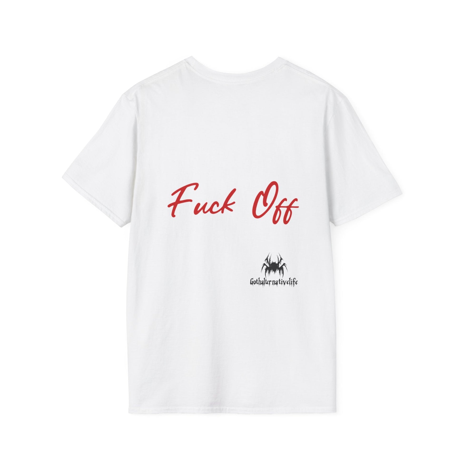 Funny Fuck Off Everyday Invisible Armour - Unisex Softstyle T-Shirt - GothAlternativeLife
